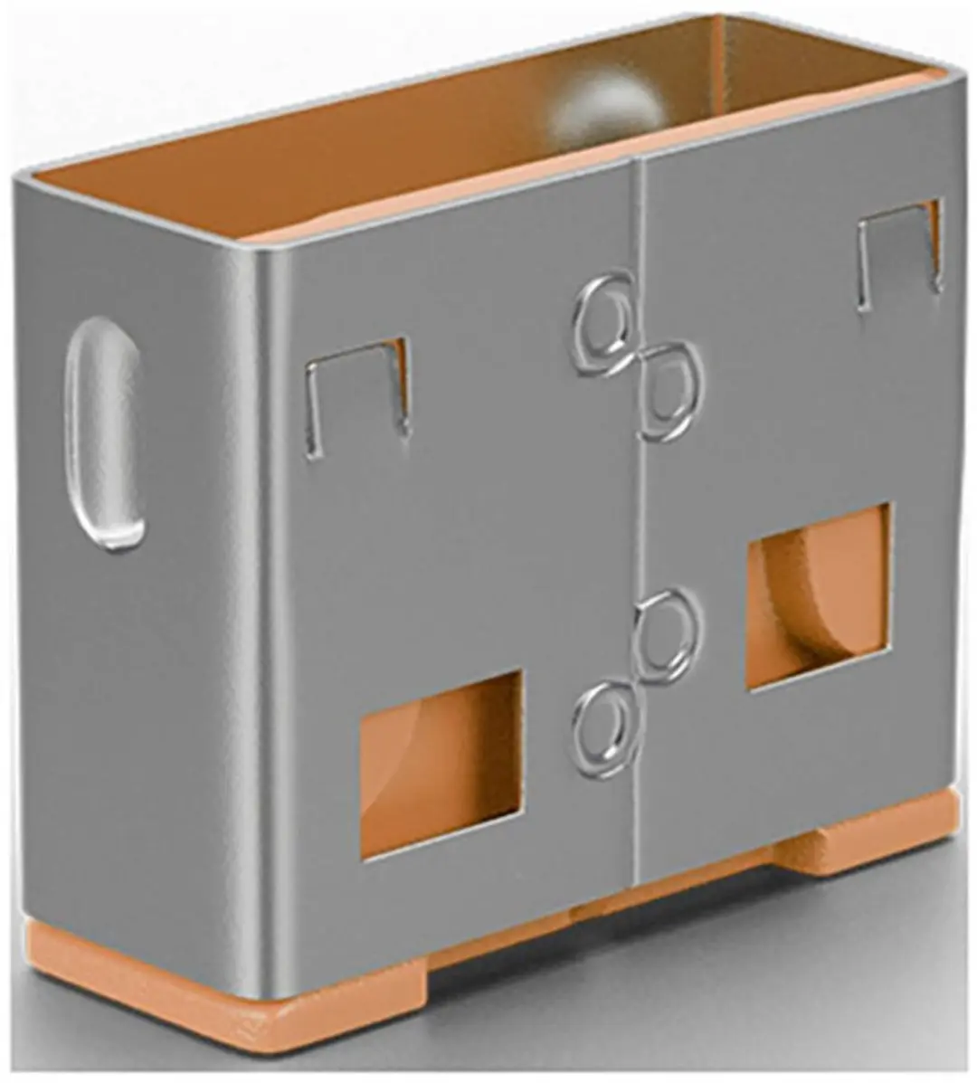 Lindy USB Port Slot 40463 - 10 Stuks - Oranje