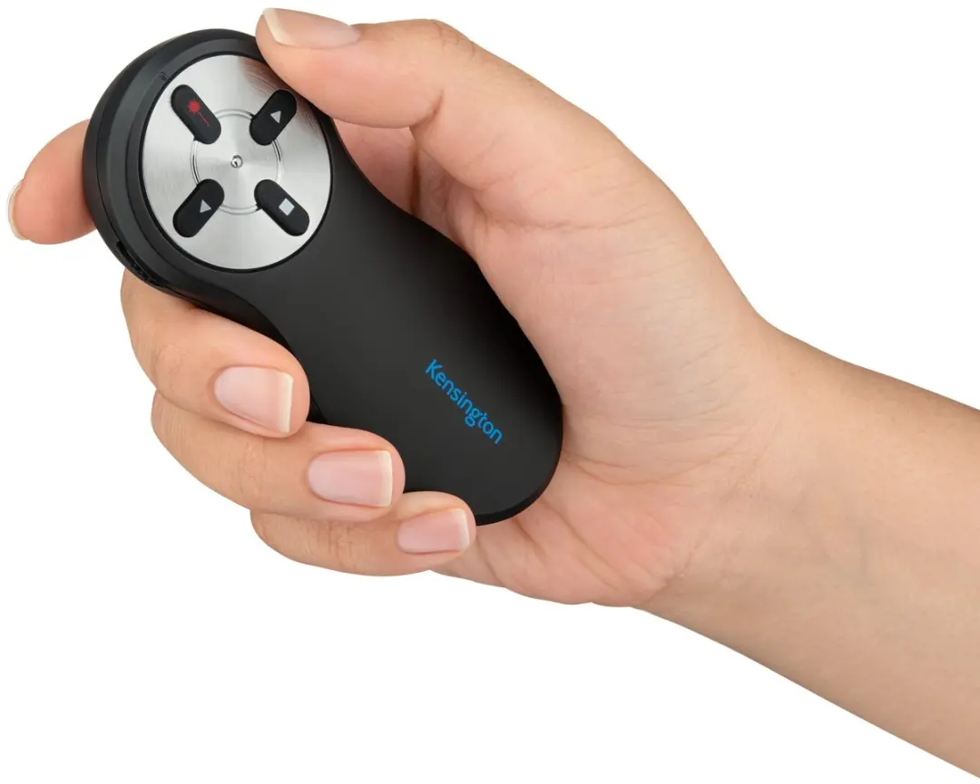 Kensington K33373EU Draadloze Presenter - Rode Laser - Zwart