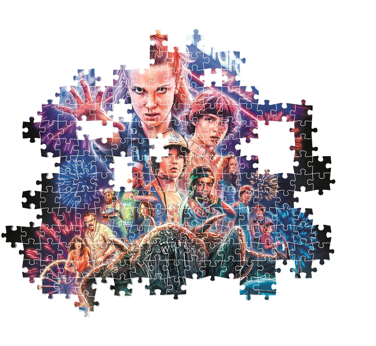 Clementoni Stranger Things Seizoen 3 Puzzel 1000 Stuks - Multikleur