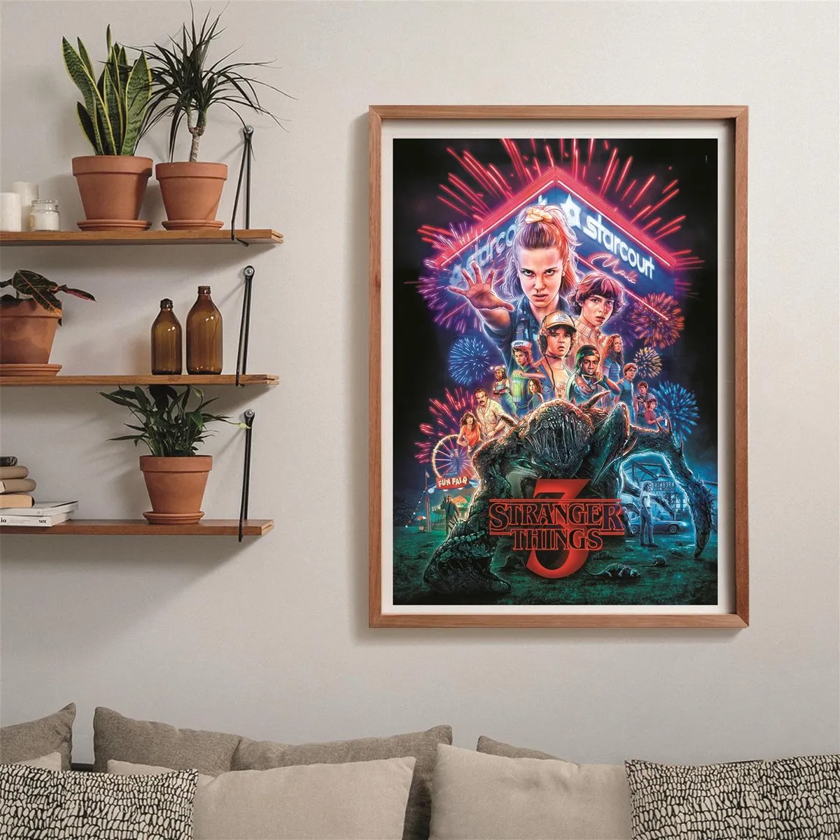 Clementoni Stranger Things Seizoen 3 Puzzel 1000 Stuks - Multikleur - afbeelding 6 van 6