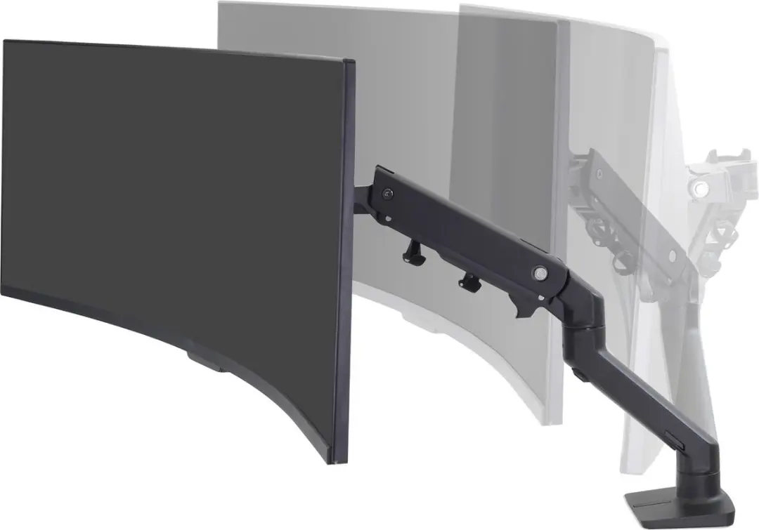 Ergotron HX 45-647-224 Flat Panel Bureau Steun 49" - Zwart