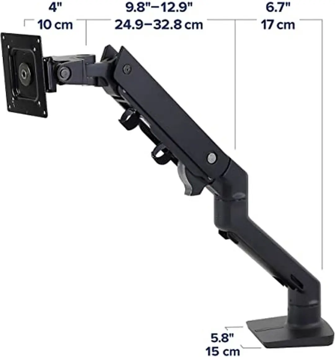 Ergotron HX 45-647-224 Flat Panel Bureau Steun 49" - Zwart - afbeelding 6 van 6