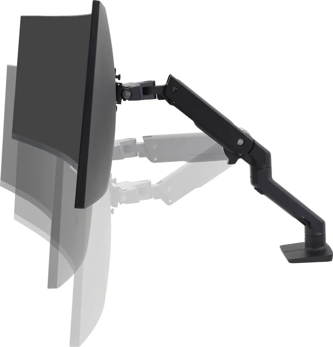 Ergotron HX 45-647-224 Flat Panel Bureau Steun 49" - Zwart