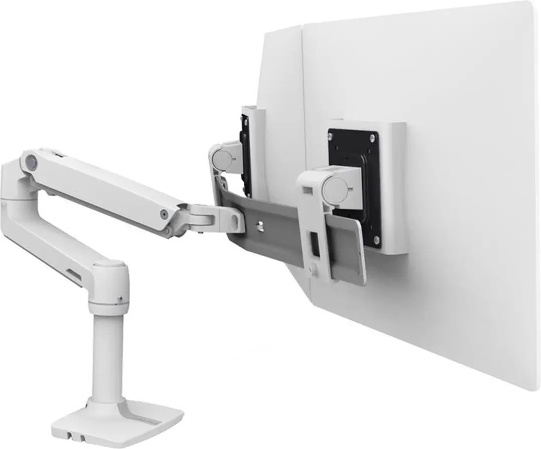 Ergotron LX Series 45-489-216 Dual Arm 25" - Wit