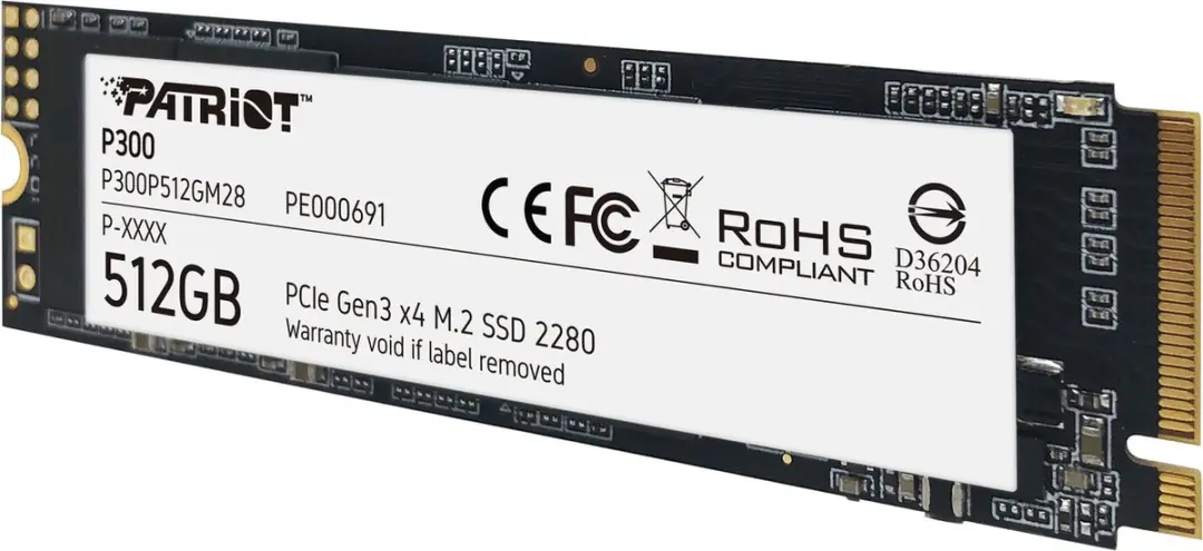 Patriot P300 P300P512GM28 M.2 NVMe SSD - 512GB