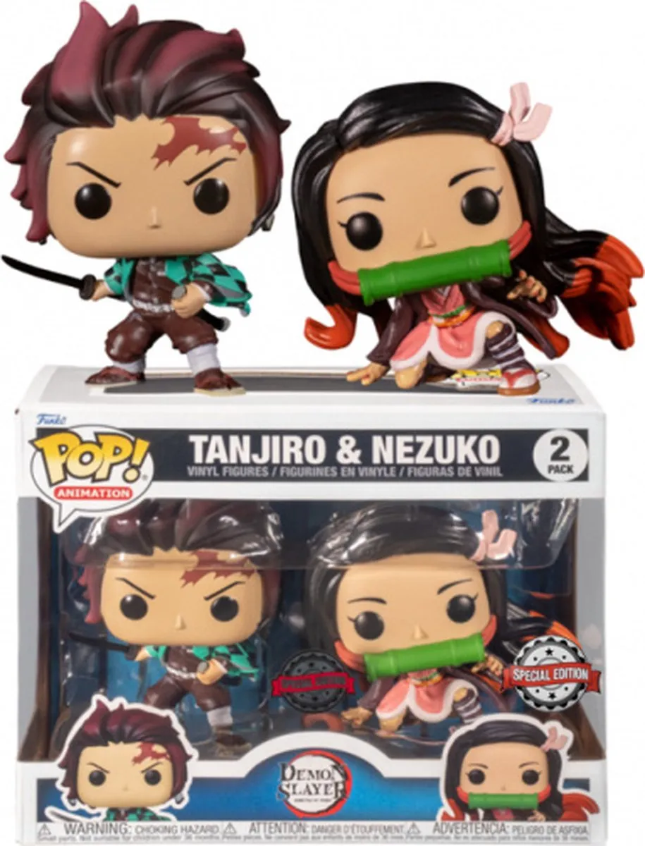 Funko Demon Slayer Kimetsu no Yaiba POP! 2-Pack - Verzamelfiguren - Multicolor