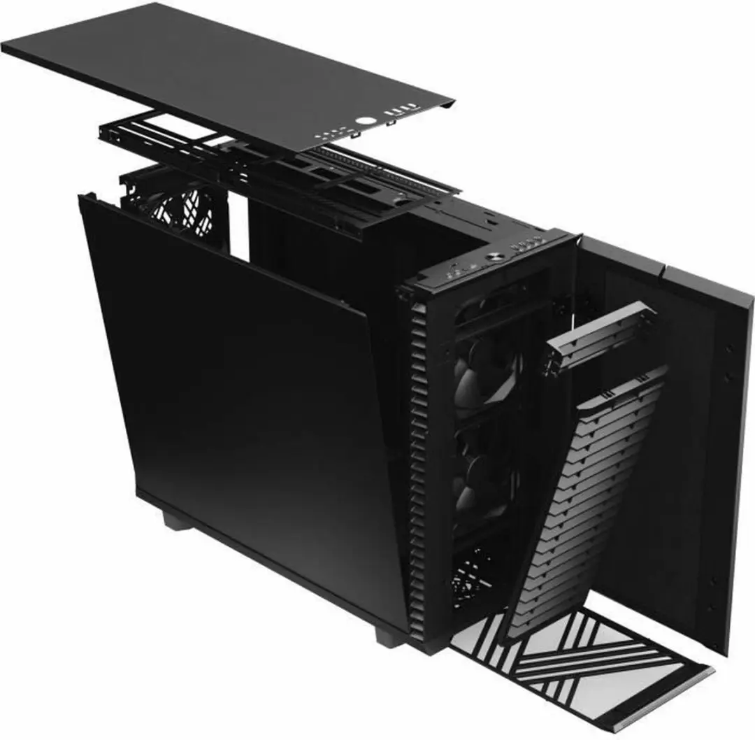 Fractal Design FD-C-DEF7A-01 ATX Semi-tower - 3 Ventilatoren - Zwart