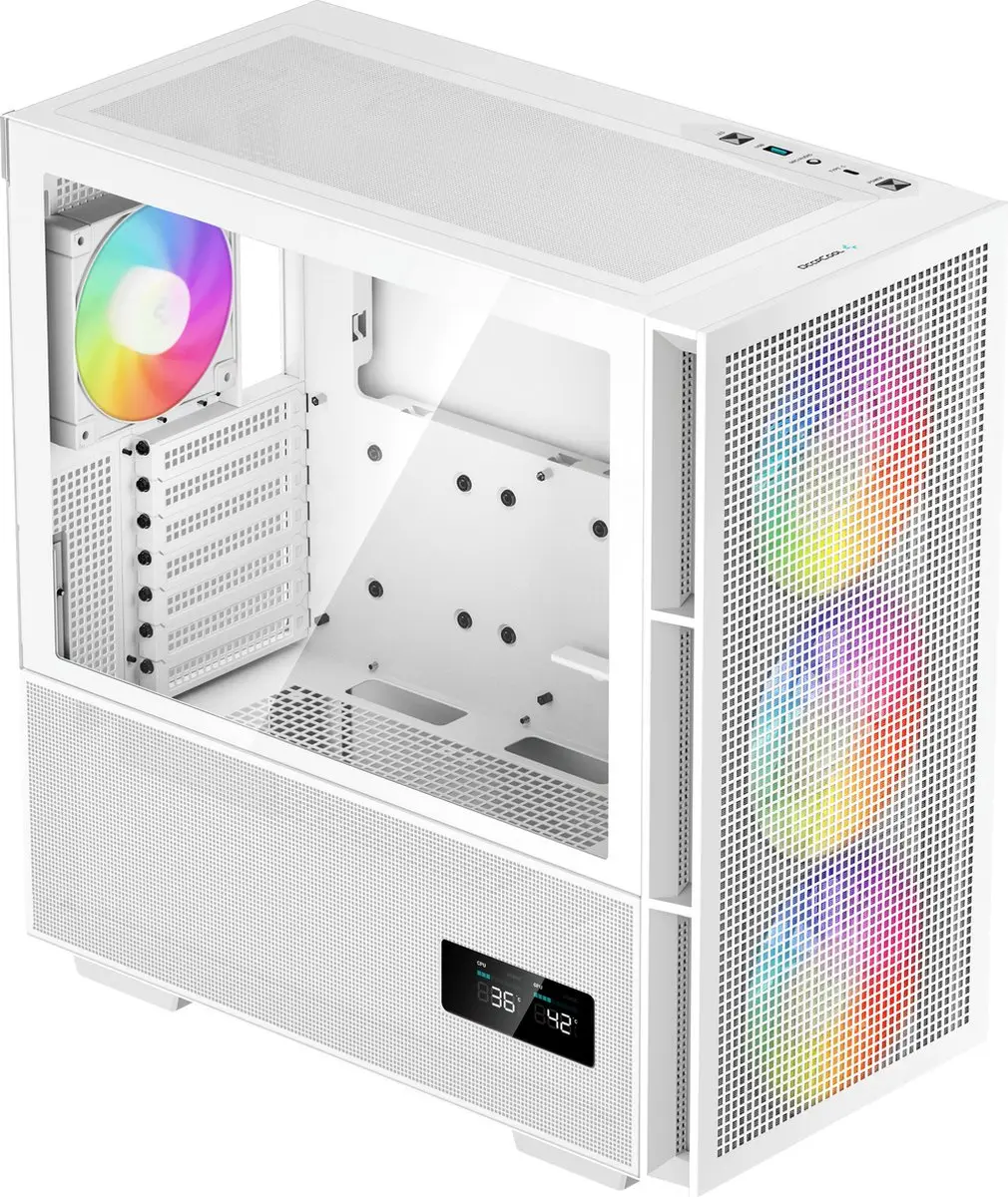 DeepCool CH560 Midi Tower - Wit