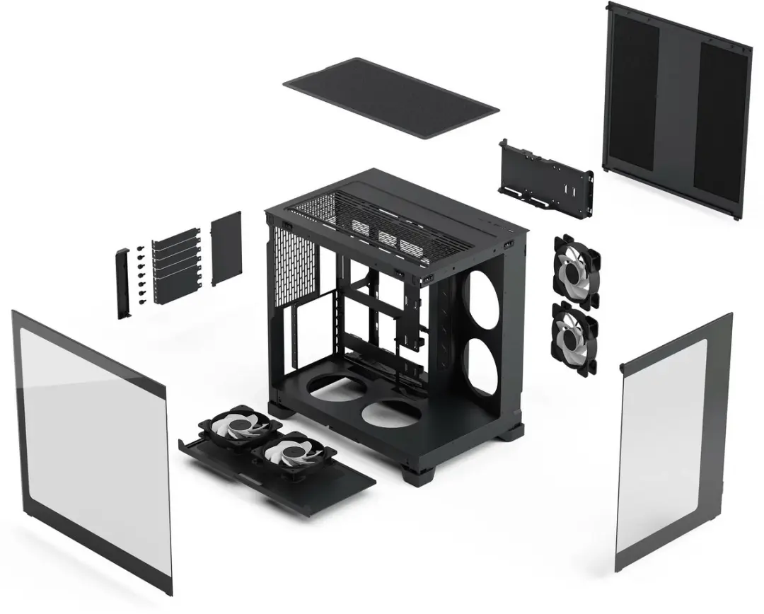 Fractal Design Pop! 2 Vision RGB Midi-Tower - Zwart