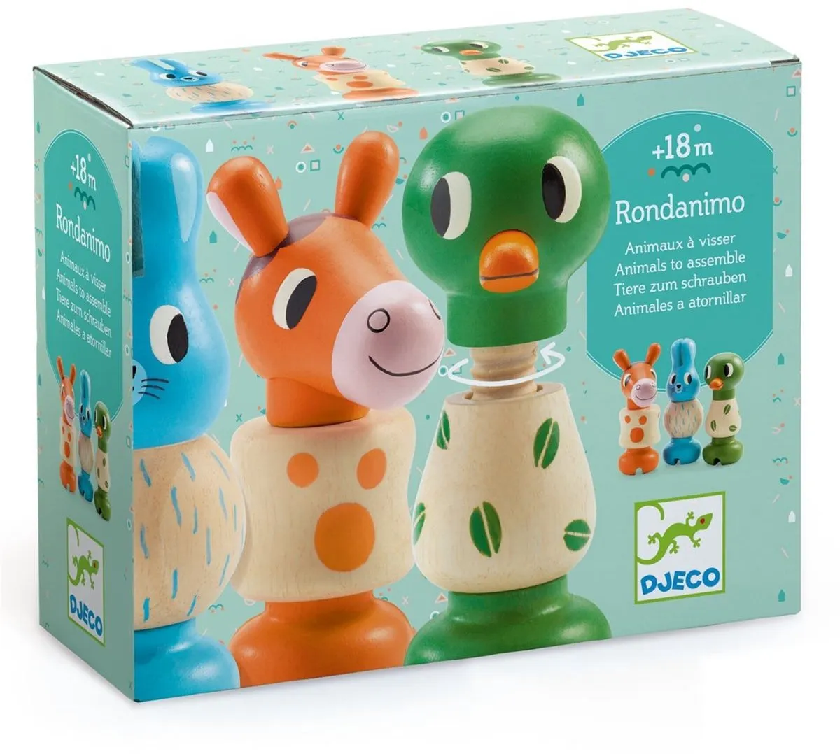 Djeco Baby Kleuren Rondanimo - Multicolor - afbeelding 4 van 4