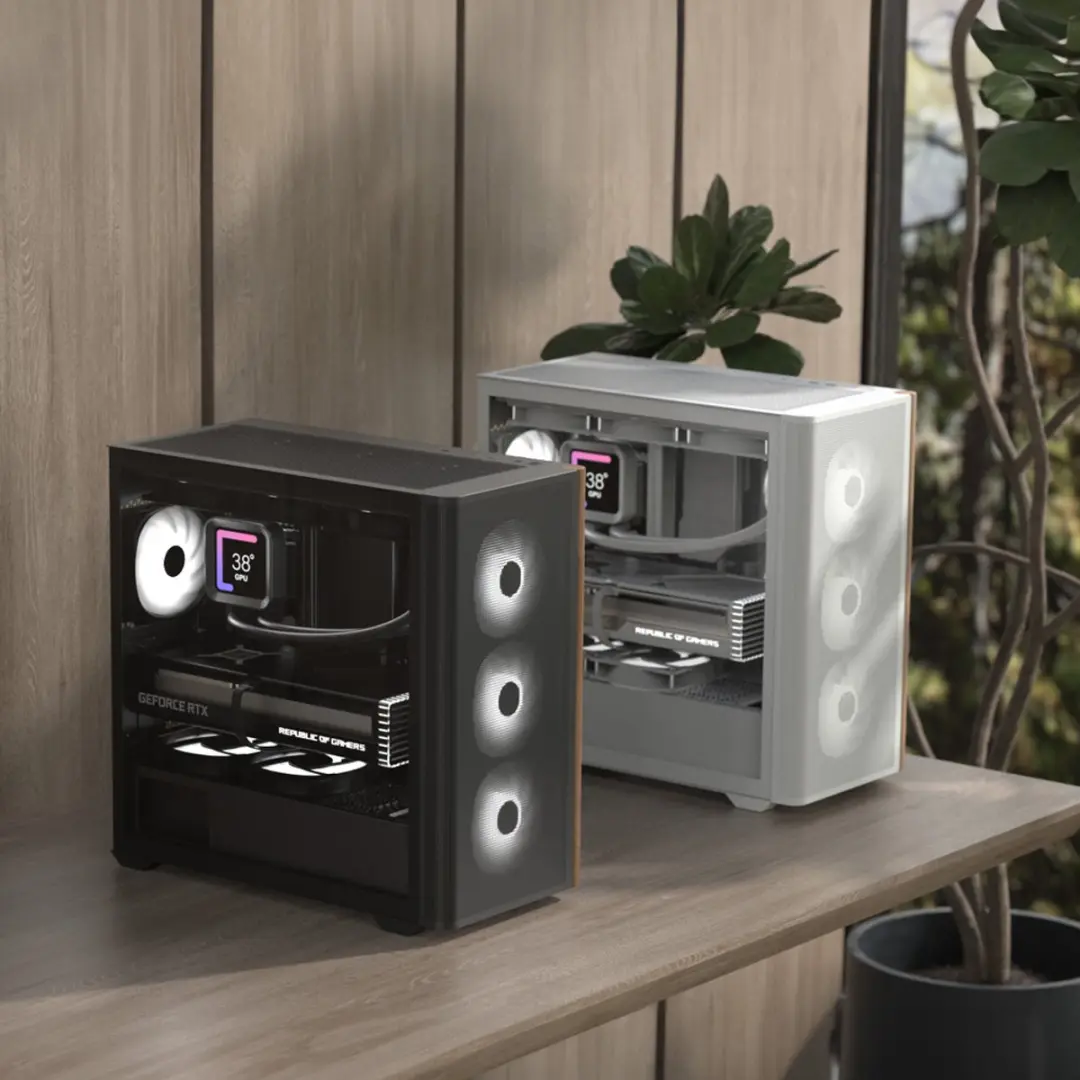 Aerocool D301A Mini Tower PC - Wit Hout