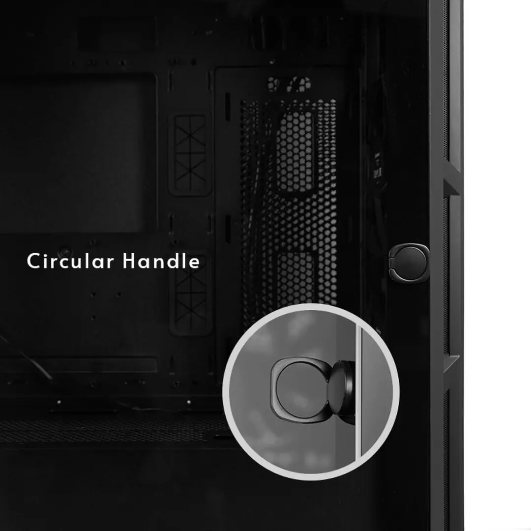 Towermodel Apex Air E-ATX - Zwart