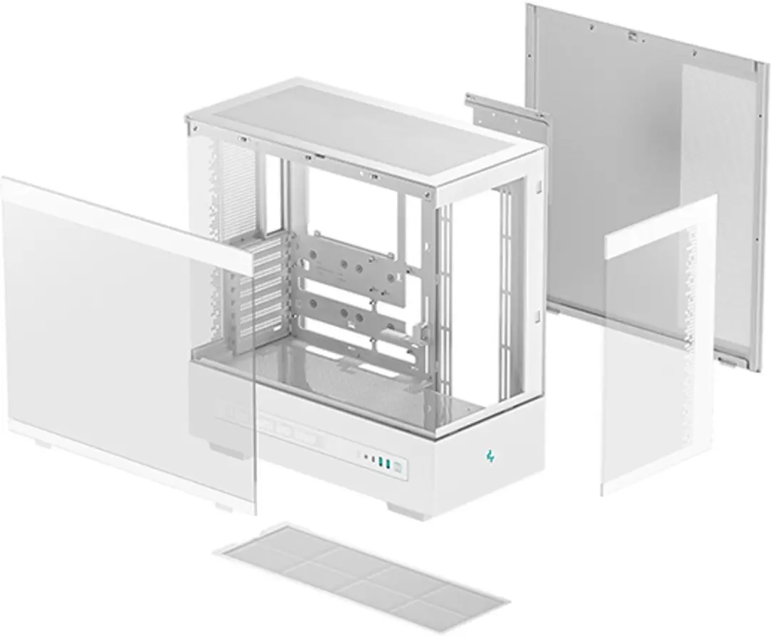 DeepCool CH690 ATX Glaszijpaneel - Wit
