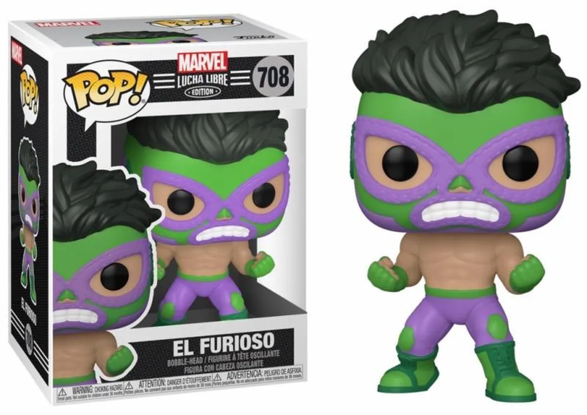 Funko Pop! Marvel Lucha Libre El Furioso 53870 - Multicolor