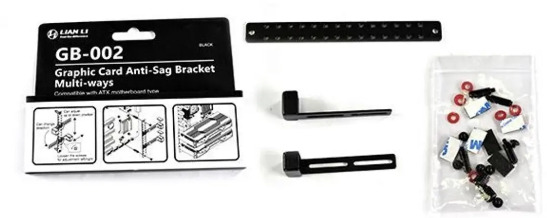 Lian Li GB 002 Videokaarthouder - Zwart