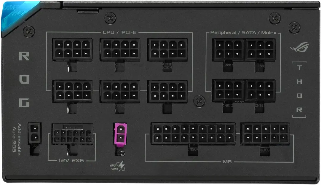 ASUS ROG THOR-1200P3-GAMING-E Voeding 1200W - Zwart