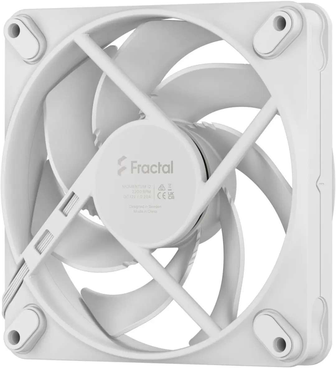 Fractal Design Momentum 12 FD-F-MO1-1202 - 120mm Ventilator - Wit