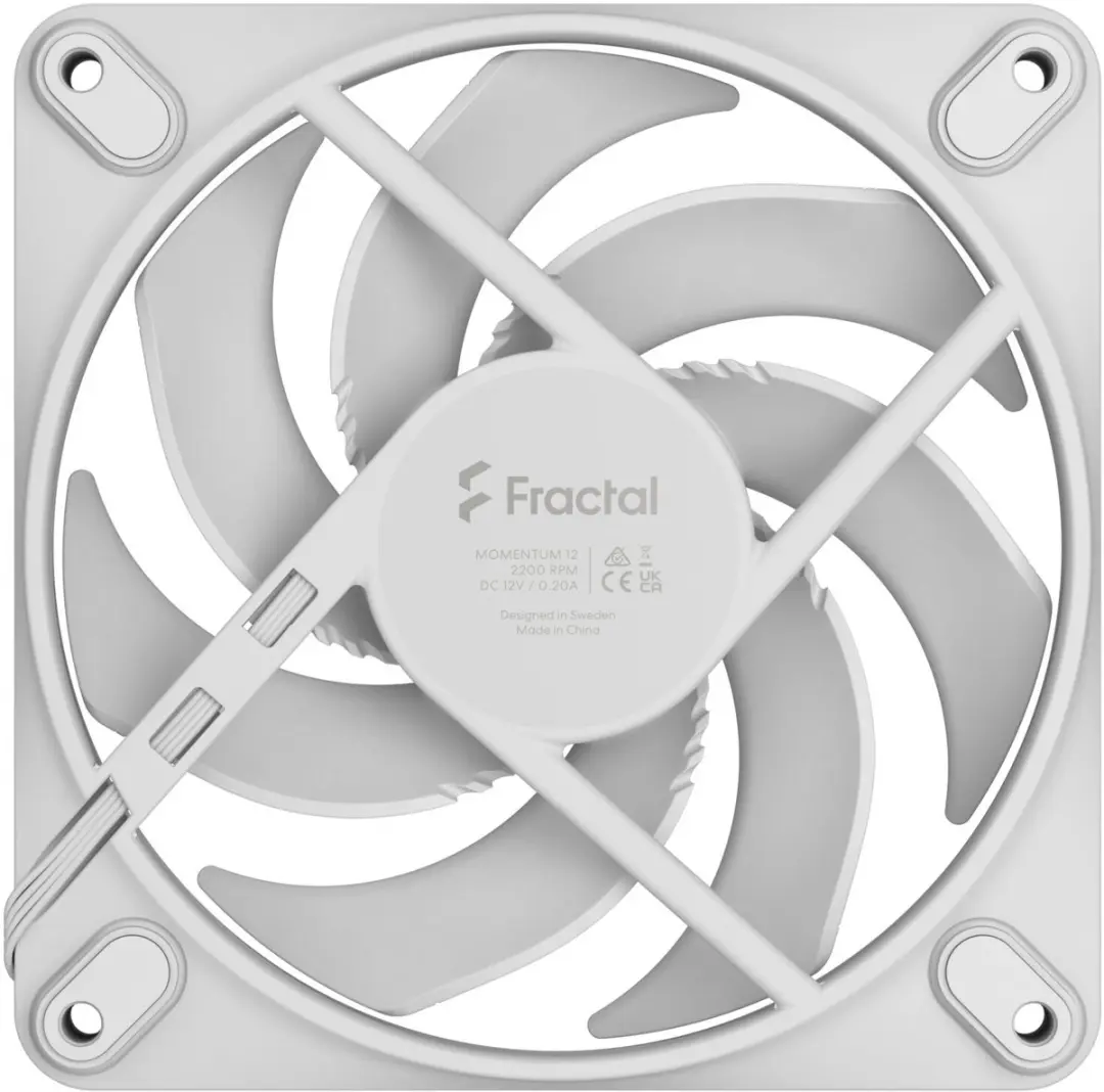 Fractal Design Momentum 12 FD-F-MO1-1202 - 120mm Ventilator - Wit