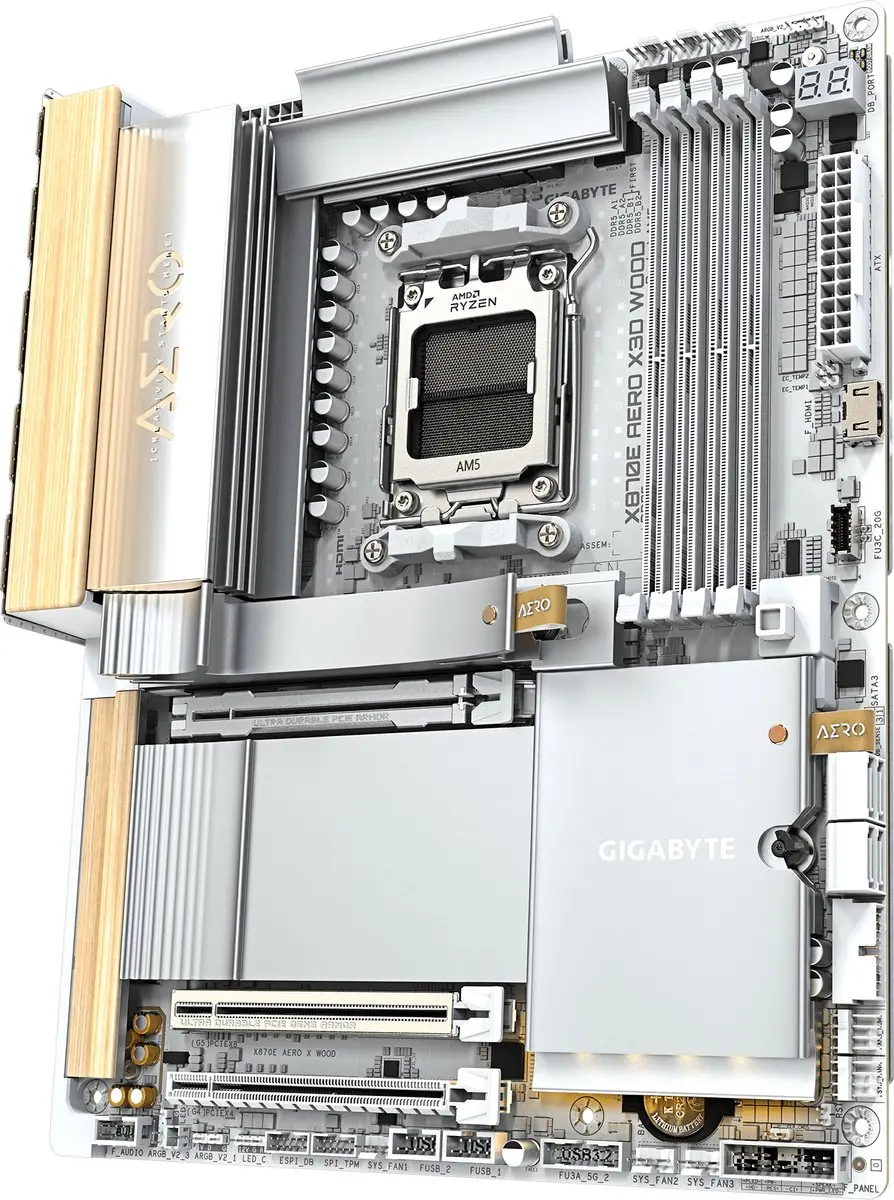 Gigabyte X870E AERO X WOOD Moederbord - AM5