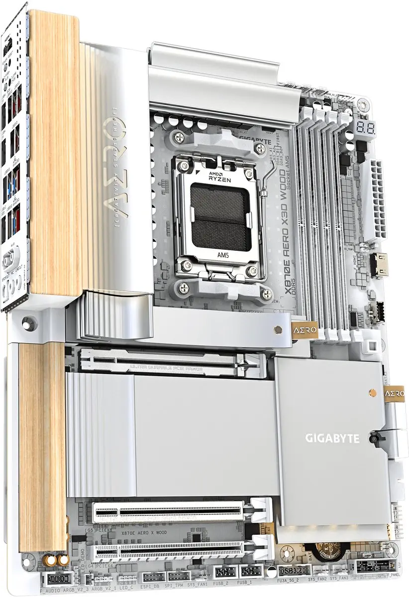 Gigabyte X870E AERO X WOOD Moederbord - AM5