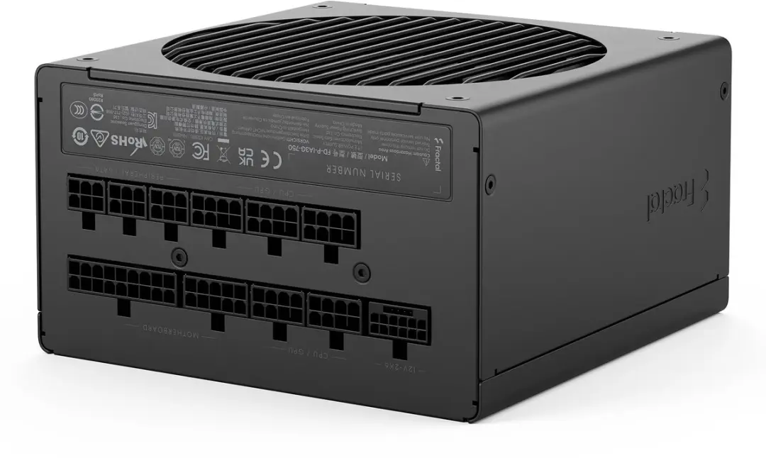 Fractal Design ION Gold 750 FD-P-IA3G-750 Voeding - 750W - Modulair - Zwart