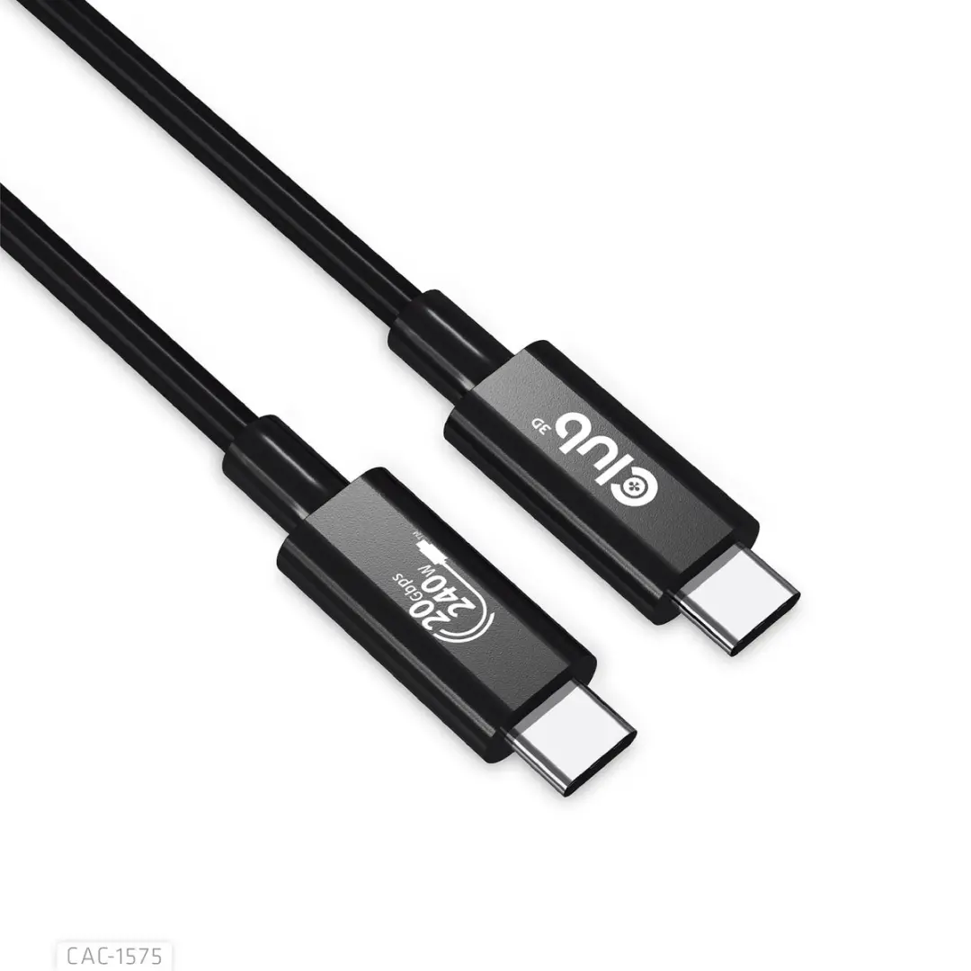 Club3D USB4 Gen2x2 Type-C Kabel 20Gbps 2m
