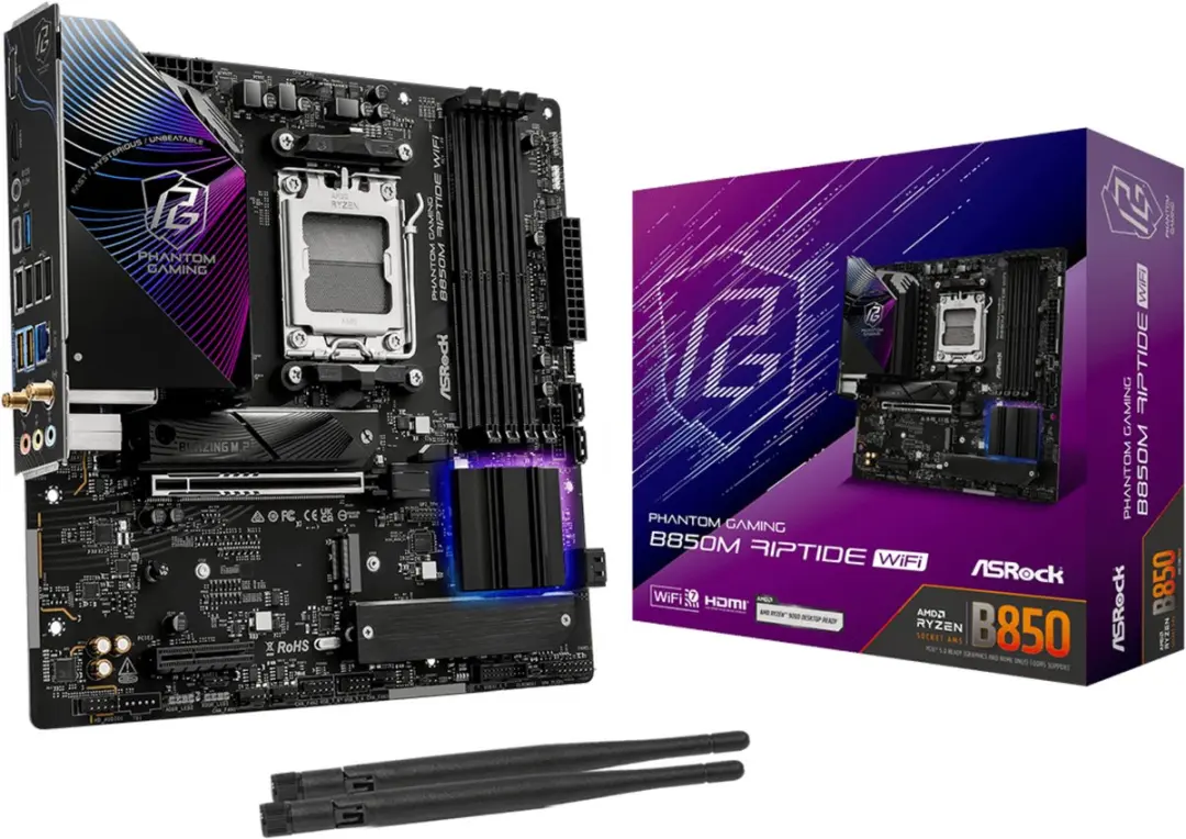 ASRock Phantom Gaming B850M Riptide WiFi AM5