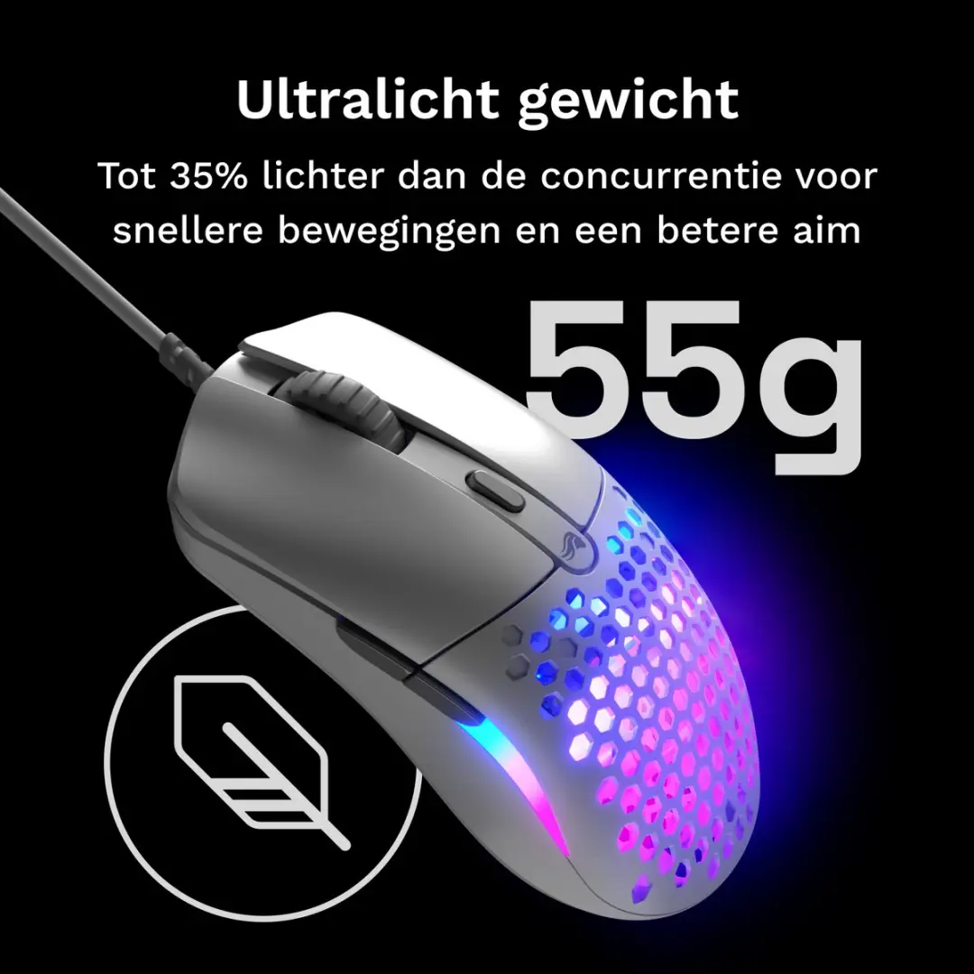 Glorious Model O Eternal GLO-OE-W-WHT Gamemuis - Wit