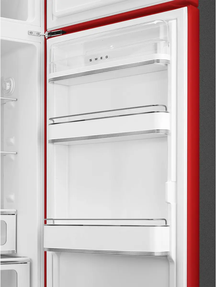 Smeg FAB30RRD6 Koel-Vriescombinatie 294L - Rood - afbeelding 6 van 6