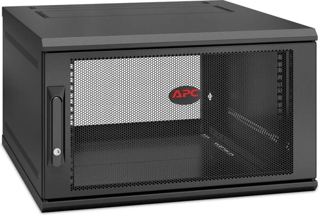APC NetShelter WX AR106SH6 Wandpatchkast 6U - 600mm Diep - Zwart
