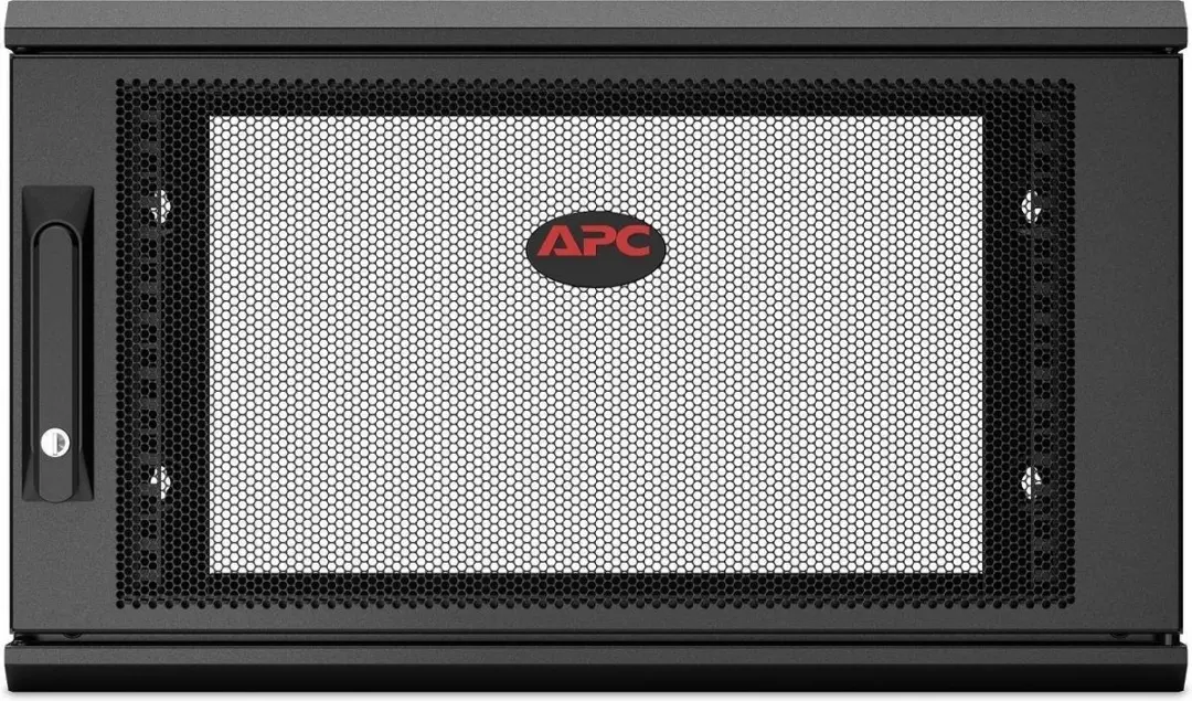 APC NetShelter WX AR106SH6 Wandpatchkast 6U - 600mm Diep - Zwart