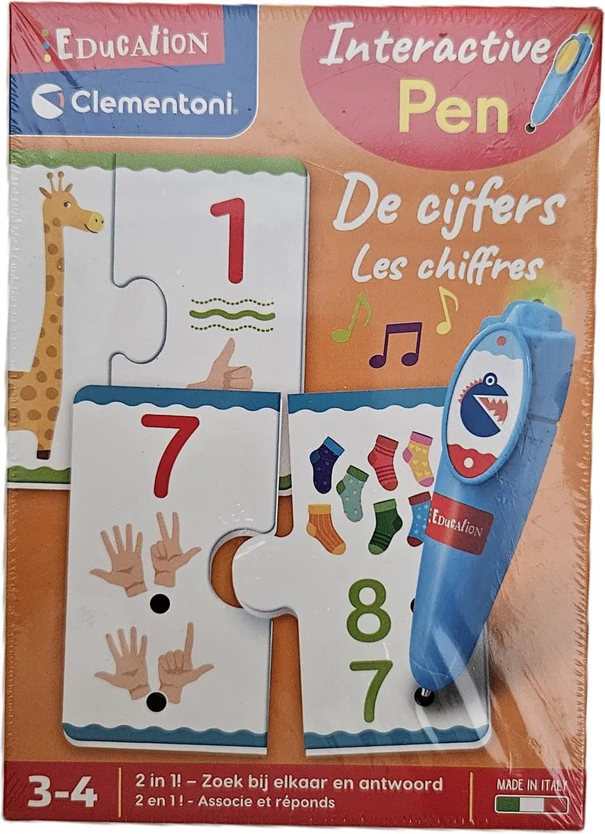 Clementoni Education Interactive Pen De Cijfers -577225