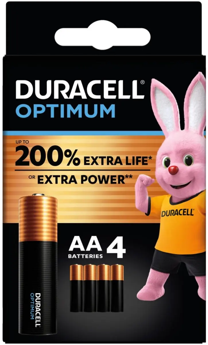 Duracell Optimum AA Batterijen 2900mAh