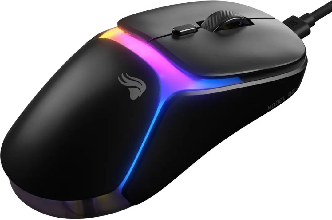 Glorious Gaming Model O3 Bedrade Gaming Muis 30K DPI - 54g - Zwart