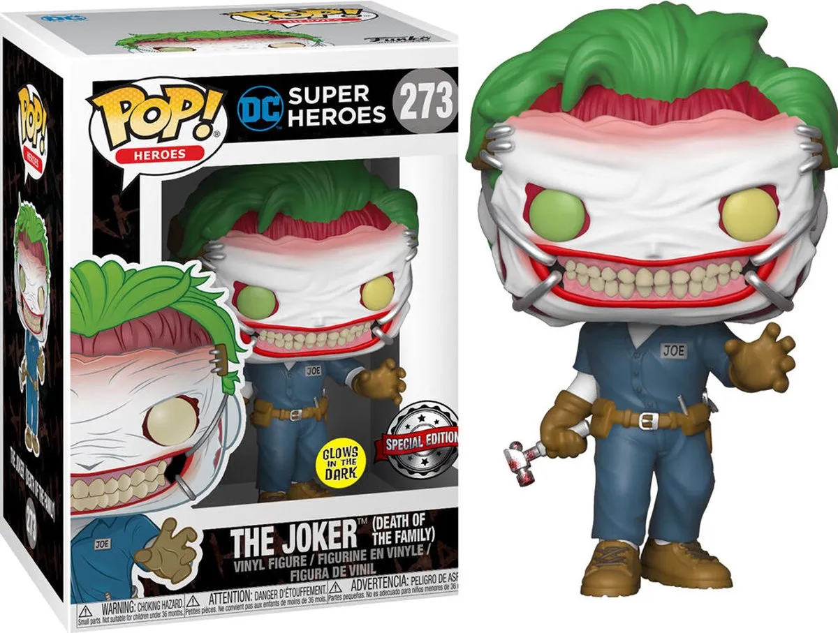 Funko Pop! DC Comics The Joker Exclusief Maat M - 48798 - afbeelding 6 van 6