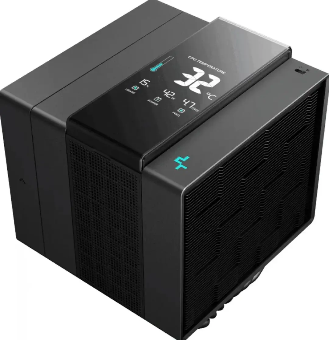 DeepCool Assassin IV VC Vision Processor Koeler - 2 Ventilatoren - Zwart