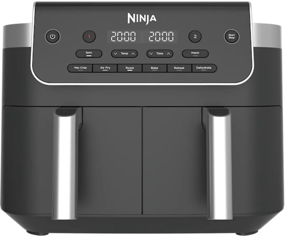 Ninja DualZone DZ801EU Vrijstaand Heteluchtfriteuse 7,6L