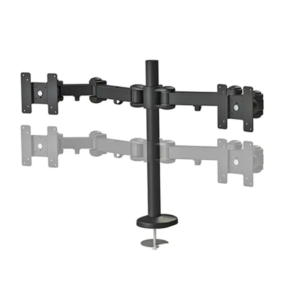 Neomounts FPMA-D960DG Monitorarm 2 schermen - 10-27" - 8 kg/scherm - Zwart