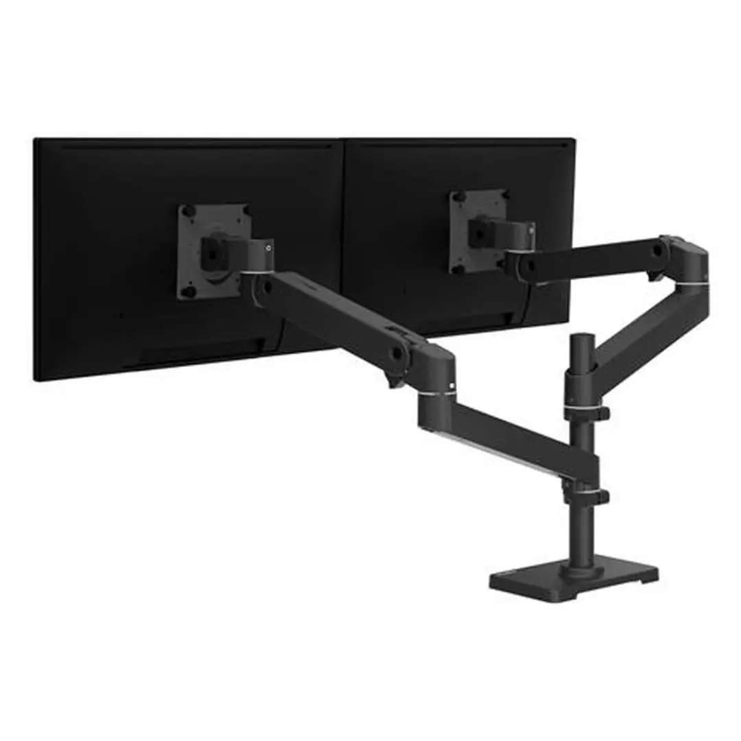 Ergotron LX Pro Dual Monitorarm 45-690-292 - 2x68,6cm - Zwart