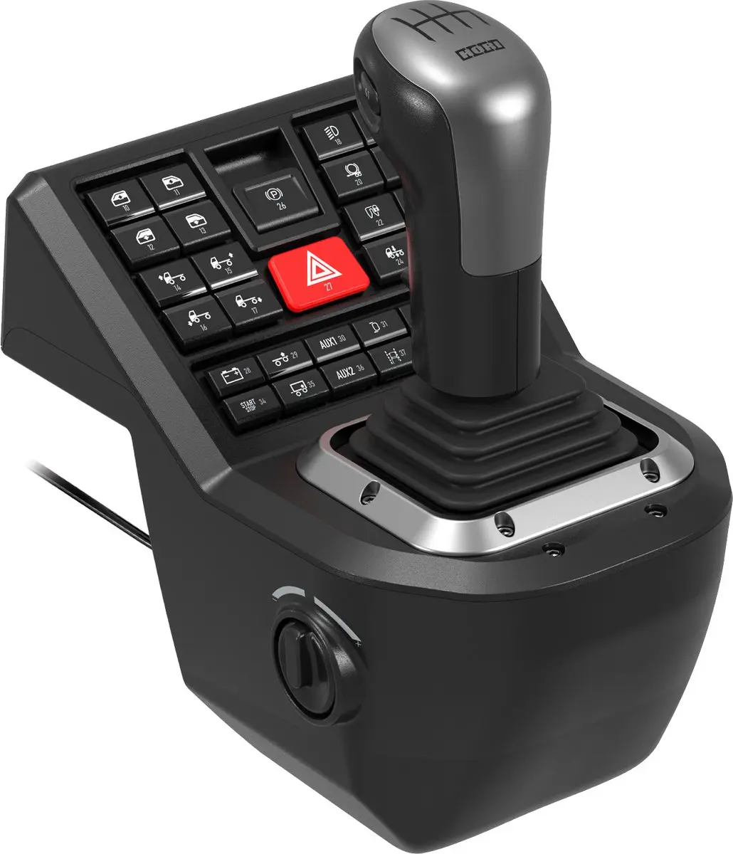 HORI Force Feedback Truck Control System HPC-044E - 40cm Stuurwiel - 3 Pedalen