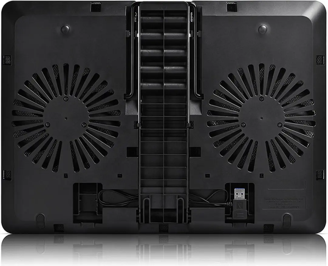 DeepCool U-Pal DP-N214A5-UPAL Laptopkoeler - 2x 140mm - Zwart