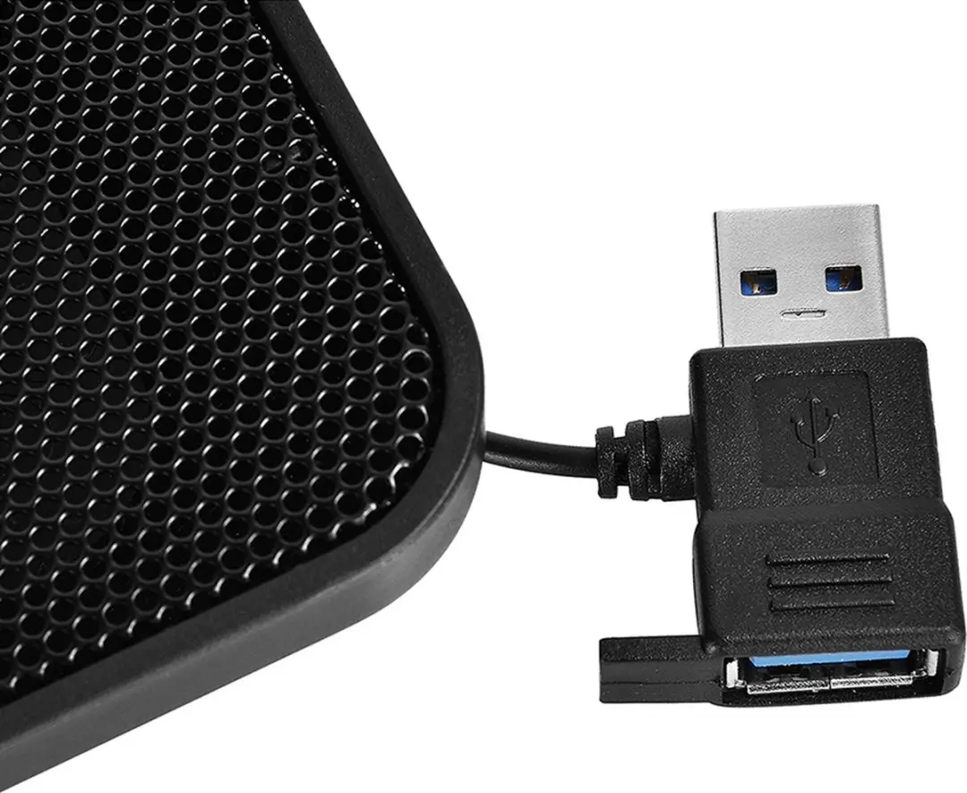 DeepCool U-Pal DP-N214A5-UPAL Laptopkoeler - 2x 140mm - Zwart