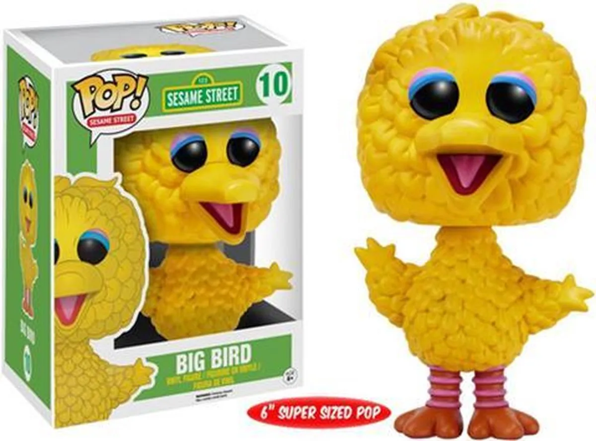 Funko Pop! Sesame Street Big Bird Verzamelfiguur FUN4909 - Geel