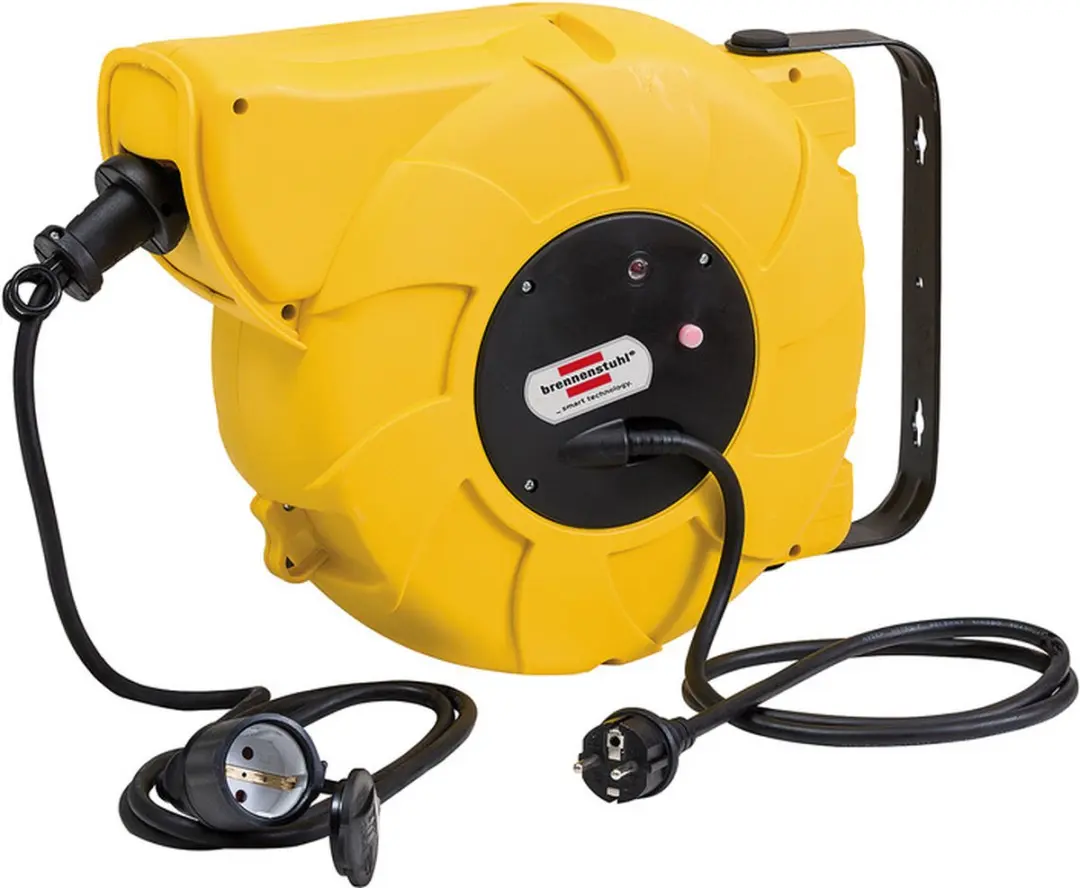 Brennenstuhl Automatic Kabelhaspel 9+2m Geel
