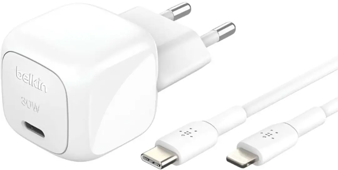 Belkin WCA008KQ1MWH-B5 USB-C Wandlader 30W - Wit
