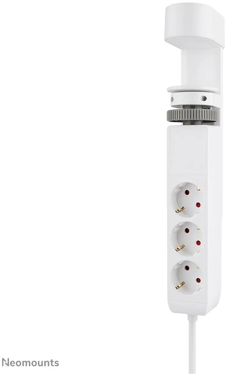 Neomounts DS22-840WH6 Bureaustekkerdoos - 3 Stopcontacten 3680W Wit