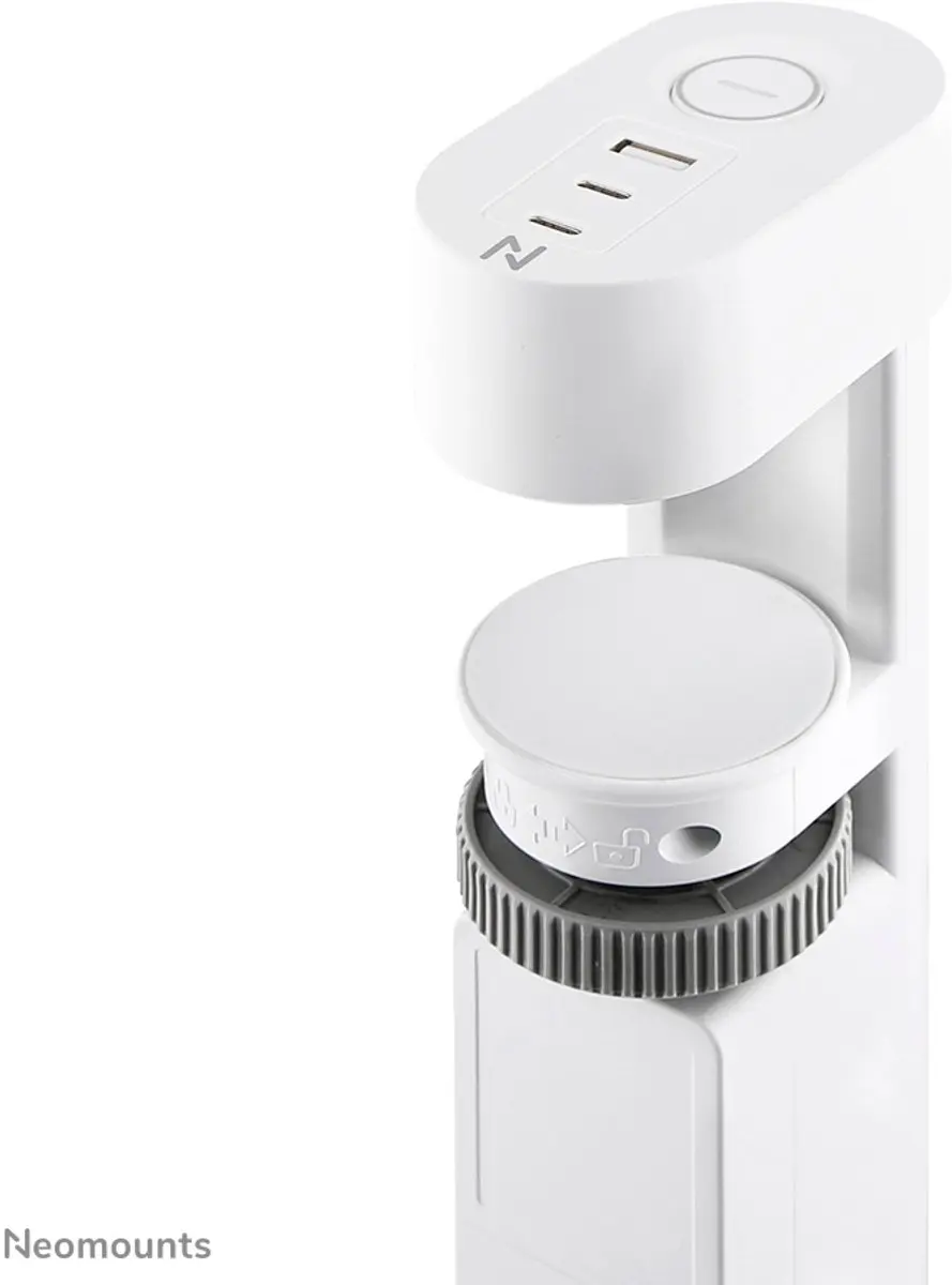 Neomounts DS22-840WH6 Bureaustekkerdoos - 3 Stopcontacten 3680W Wit