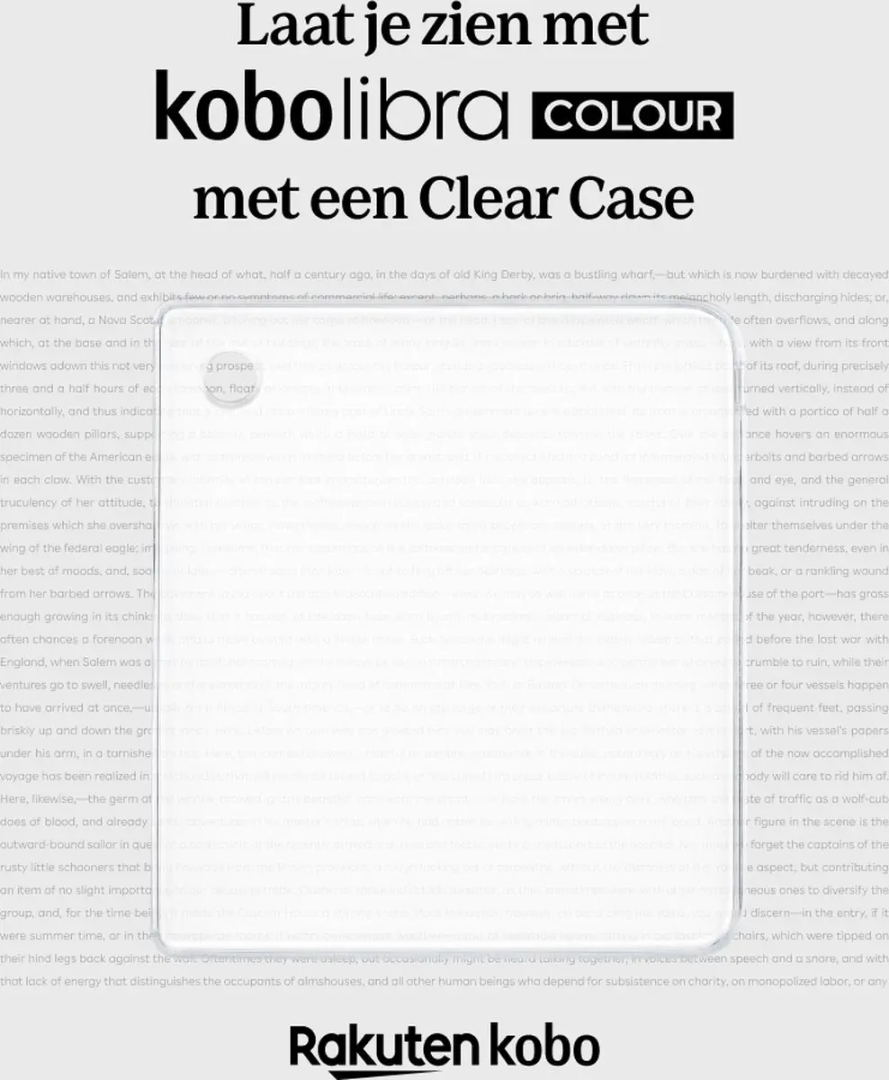 Kobo Libra Colour Hoes - Transparant