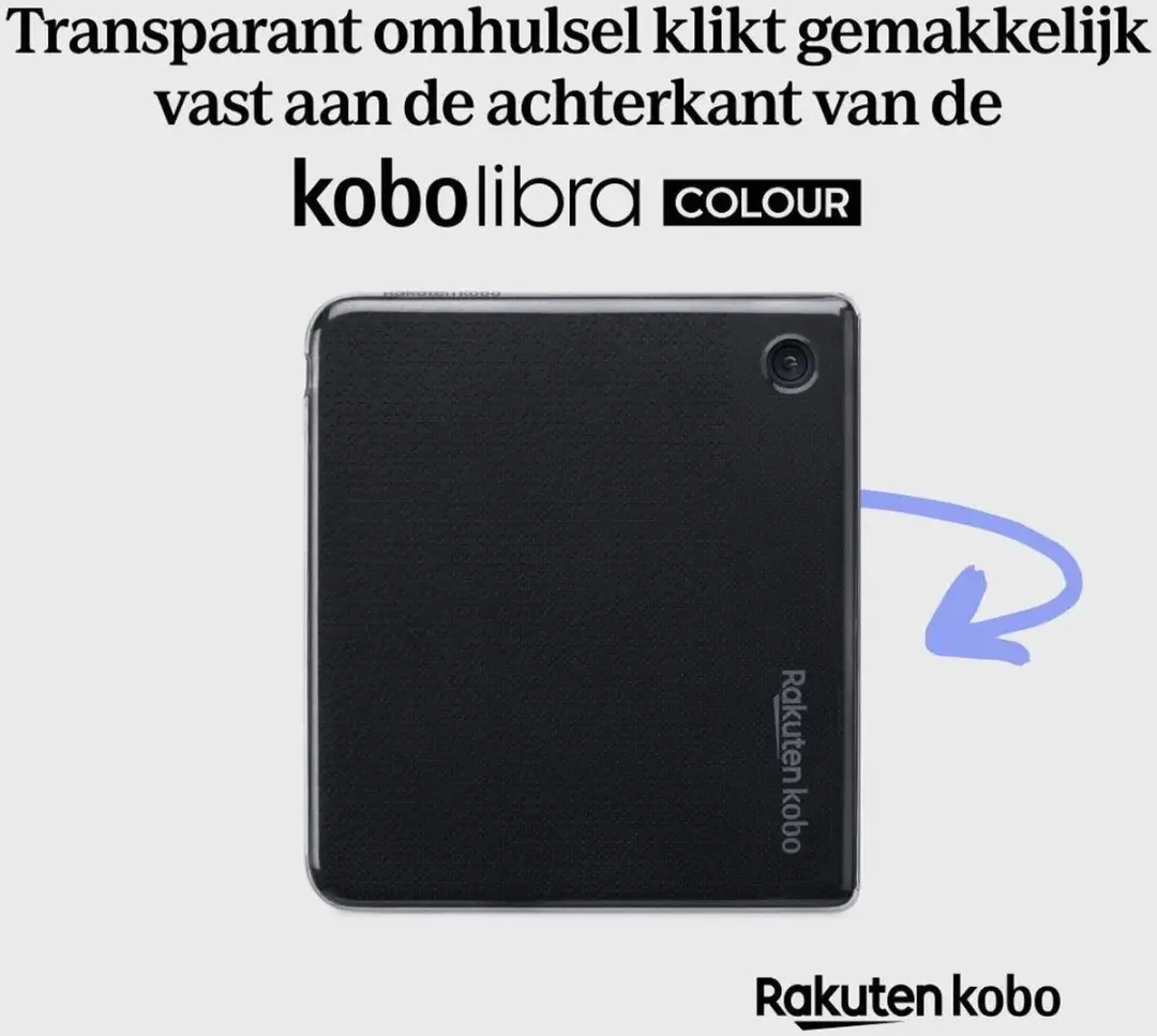 Kobo Libra Colour Hoes - Transparant