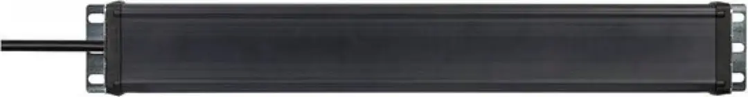 Brennenstuhl Premium-Line 19" Stekkerdoos 8-voudig - 3m - Zwart/Lichtgrijs
